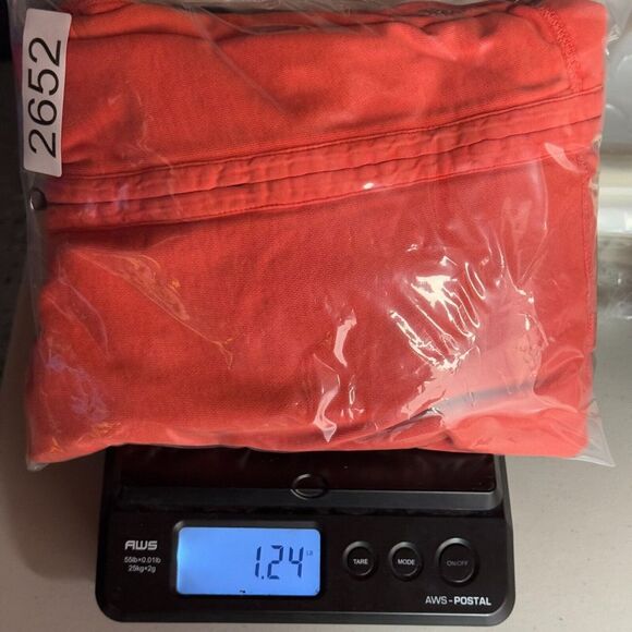 Lucky Brand Vintage Inspired Hoodie Sweatshirt Women XS Orange Fleece Distressed - Picture 12 of 12